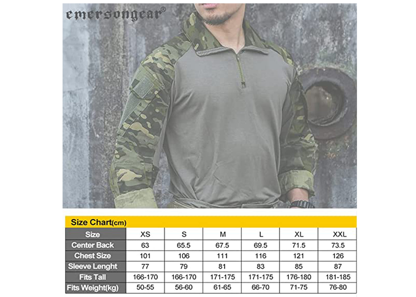 Emersongear V-G3 Combat Shirt - Multicam Tropic